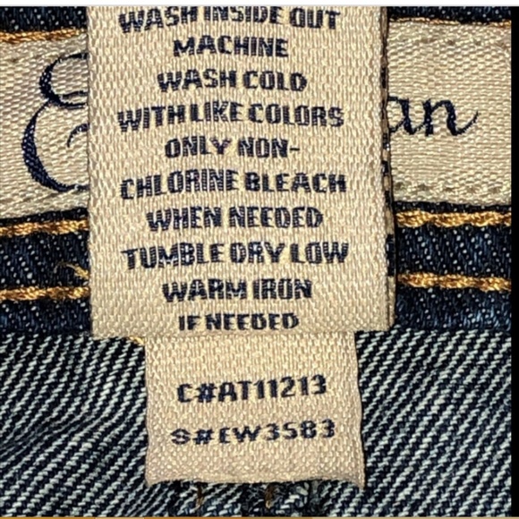 Earl Jean Distressed Denim Mini Skirt Size 10 - Picture 6 of 6